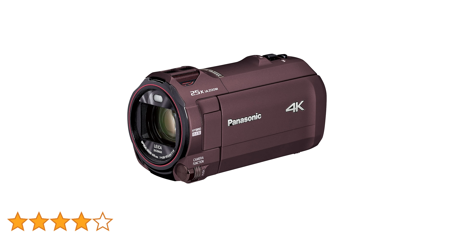 ★極美品　Pnasonic ビデオカメラ HC-VX992MS-T ブラウン レンタル] パナソニック 4Kビデオカメラ HC-VX992MS ブラウン